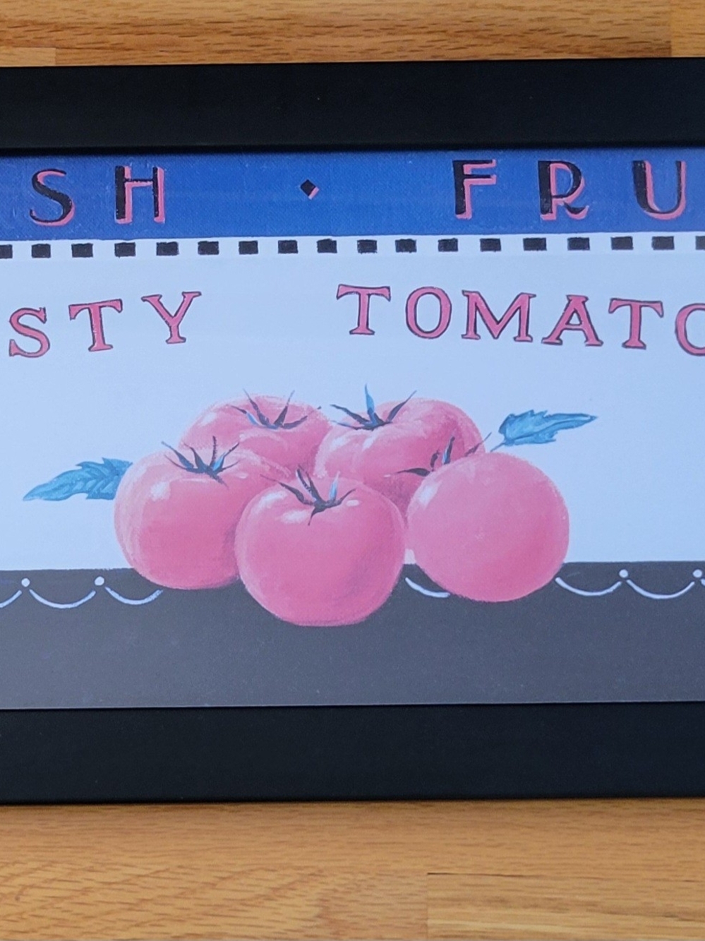 Tomato Kitchen Wall Art - New
